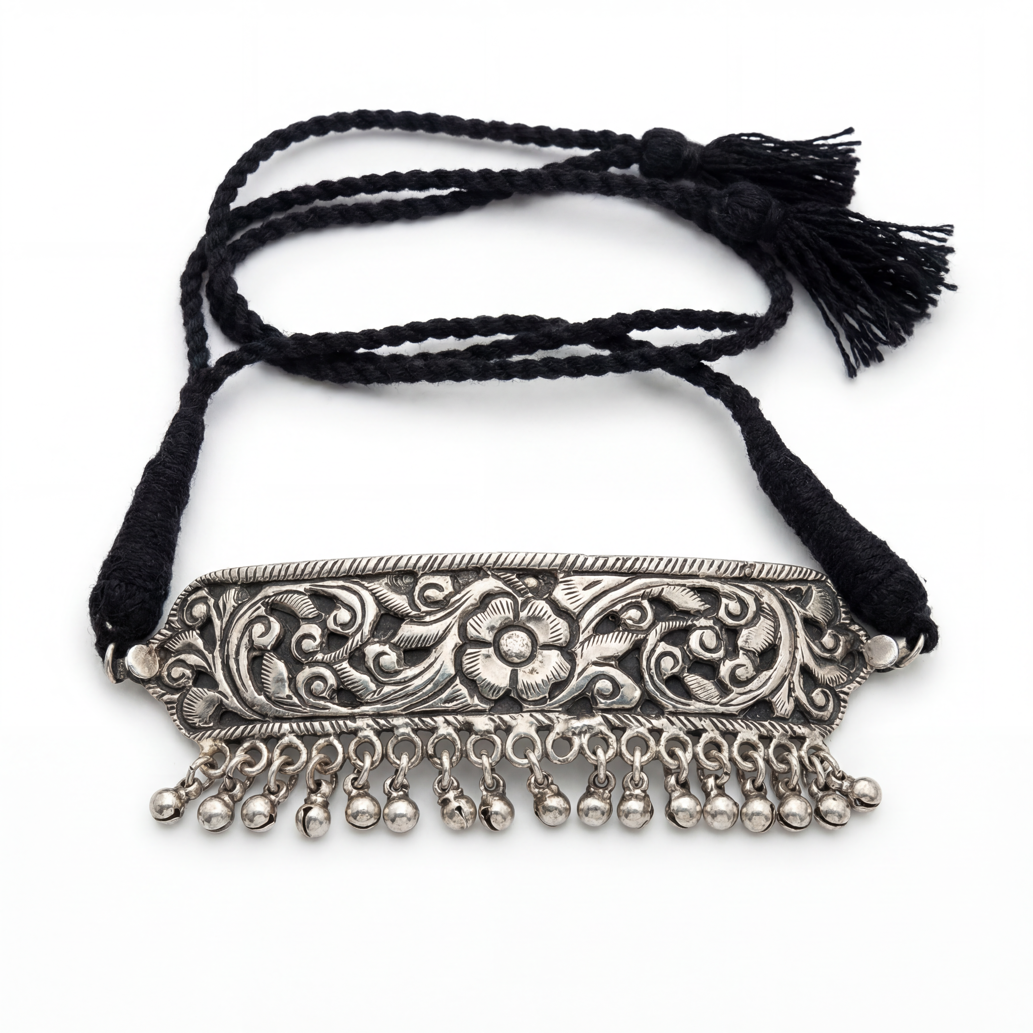 OXIDISED SILVER PENDANT SET